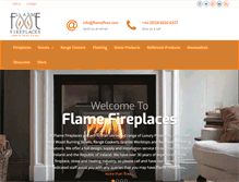Tablet Screenshot of flamefires.com